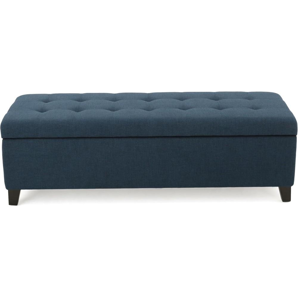 image:imageChristopher Knight Home Mission Fabric Storage Ottoman Dark Blue 1875 x 5050 x 1600 inchesDark Blue fabric