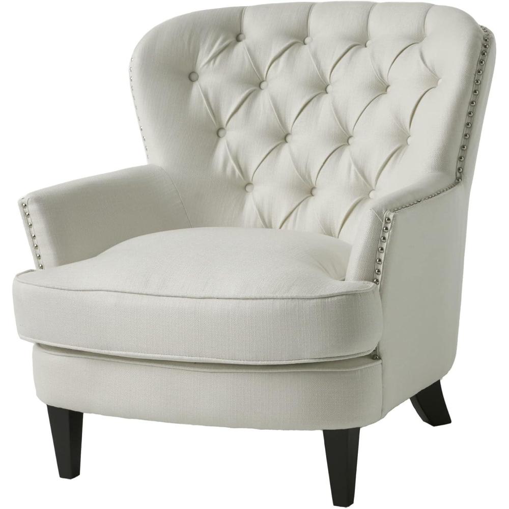 image:imageChristopher Knight Home Tafton Fabric Club Chair Light BlueIvory