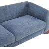 Christopher Knight Home Almab 82 Inches Sofa Couch, Cozy Boucle Upholstered 3-Seater Sofa, Wood Frame Couch, Comfy Couches for Living Room and Office, Modern Sofa, Lounge Seating, Navy Blue(Navy Blue)