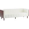 Christopher Knight Home Almab 82 Inches Sofa Couch, Cozy Couch Sofa, Boucle Upholstered 3-Seater Sofa, Wood Frame Couch, Comfy Couches for Living Room and Office, Modern Couch and Sofa, Beige