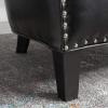 Christopher Knight Home Austin Leather Club Chair, Black