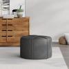 Christopher Knight Home Birdsong Upholstered Round Ottoman – Charcoal