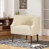 Christopher Knight Home Brandi Fabric Club Chair, Green(Beige)