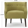 Christopher Knight Home Brandi Fabric Club Chair, Green(Green)
