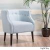 Christopher Knight Home Brandi Fabric Club Chair, Green(Light Sky)