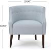 Christopher Knight Home Brandi Fabric Club Chair, Green(Light Sky)