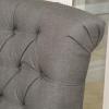 Christopher Knight Home Byrnes Fabric Club Chair, Dark Gray 33.5D x 33.75W x 37.25H in