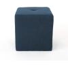 Christopher Knight Home Cayla Fabric Square Ottoman, Navy Blue