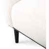 Christopher Knight Home Chaparral Loveseat – Boucle Fabric – White/Matte Black