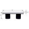 Christopher Knight Home Galileo 48″ W Boucle Bench, Upholstered Bench, End of Bed Footstool, Hallway Footrest, Wooden Legs Frame, Rectangular Spacious Chair, Comfort Seating for Dining Living, Black(Black)