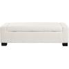 Christopher Knight Home Maddie Living Room Ottoman with Storage, Entryway Boucle Fabric Upholstered Storage Ottoman Bench, Rectangular Sofa Foot Stool, Bedroom End of Bed Bench, Shoe Organizer, Beige(Beige)