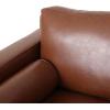 Christopher Knight Home Malinta Club Chair, Midnight + Espresso(Cognac Brown + Espresso)