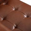 Christopher Knight Home Malinta Club Chair, Midnight + Espresso(Cognac Brown + Espresso)