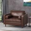 Christopher Knight Home Malinta Club Chair, Midnight + Espresso(Dark Brown + Espresso)