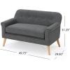 Christopher Knight Home Mariah Mid-Century Modern Loveseat, Grey(Loveseat)