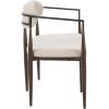 Christopher Knight Home Names Modern Metal Loveseat, Living Room Fabric Upholstered Settee, Curved Open Backrest 2-Seater Sofa, Cozy Couch for Bedroom, Apartment, Home Office, Black+Coffee+Beige(Black+coffee+beige)