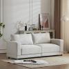 Christopher Knight Home Paren 81″ Modern Velvet Upholstered Loveseat, Comfy Living Room Sofa Couch with Wooden Frame, 2-Seater Upholstered Sofa Cloud Couch, Furniture for Hotel/Apartment, Light Grey(Beige)