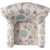 Christopher Knight Home Roseville Fabric Floral Club Chair, Blue Flowers