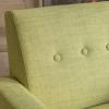 Christopher Knight Home Sawyer Mid-Century Modern Fabric Club Chair, Muted Green / Natural