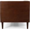 Christopher Knight Home Solomon Contemporary Tufted Deep Seated Sofa with Accent Pillows, Midnight Black and Espresso(Cognac Brown and Espresso)