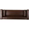 Christopher Knight Home Solomon Contemporary Tufted Deep Seated Sofa with Accent Pillows, Midnight Black and Espresso(Dark Brown and Espresso)