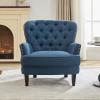 Christopher Knight Home Tafton Fabric Club Chair, Dark Blue 35D x 33.5W x 34.5H in