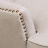 Christopher Knight Home Tafton Fabric Club Chair, Light Blue(White)