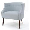 Christopher Knight Home Brandi Fabric Club Chair, Green(Light Sky)