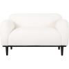 Christopher Knight Home Chaparral Loveseat – Boucle Fabric – White/Matte Black