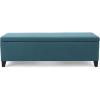 Christopher Knight Home Cleo Fabric Storage Ottoman, Dark Teal