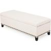 Christopher Knight Home Isra Fabric Ottoman, Beige