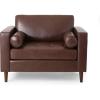 Christopher Knight Home Malinta Club Chair, Midnight + Espresso(Dark Brown + Espresso)