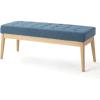 Christopher Knight Home Saxon Fabric Bench, Blue