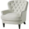 Christopher Knight Home Tafton Fabric Club Chair, Light Blue(Ivory)