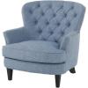Christopher Knight Home Tafton Fabric Club Chair, Light Blue(Light Blue)