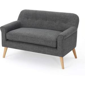 Christopher Knight Home Mariah Mid-Century Modern Loveseat, Grey(Loveseat)