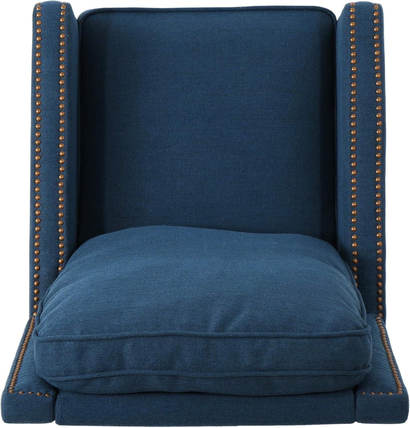 image:imageChristopher Knight Home Armstrong Recliner Navy Blue Dark Brown