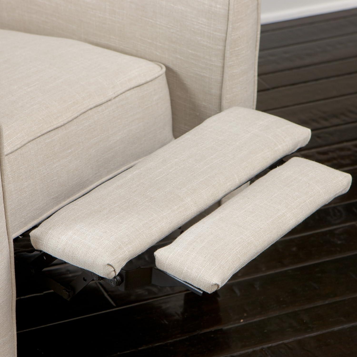 image:imageChristopher Knight Home Darvis Fabric Recliner Club Chair Light Beige 34D x 2675W x 3625H in
