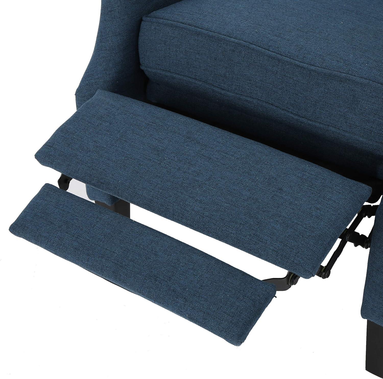image:imageChristopher Knight Home Ellyn Fabric Recliner Set of 2 Wheat Dark BrownNavy Blue Dark Brown
