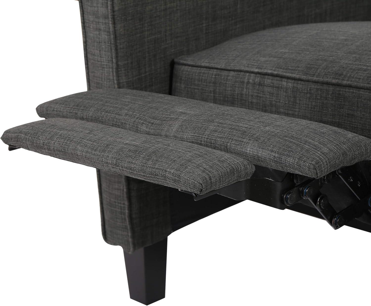 image:imageChristopher Knight Home Emmie Fabric Recliner Set of 2 Wheat Dark BrownMoss Gray Dark Brown