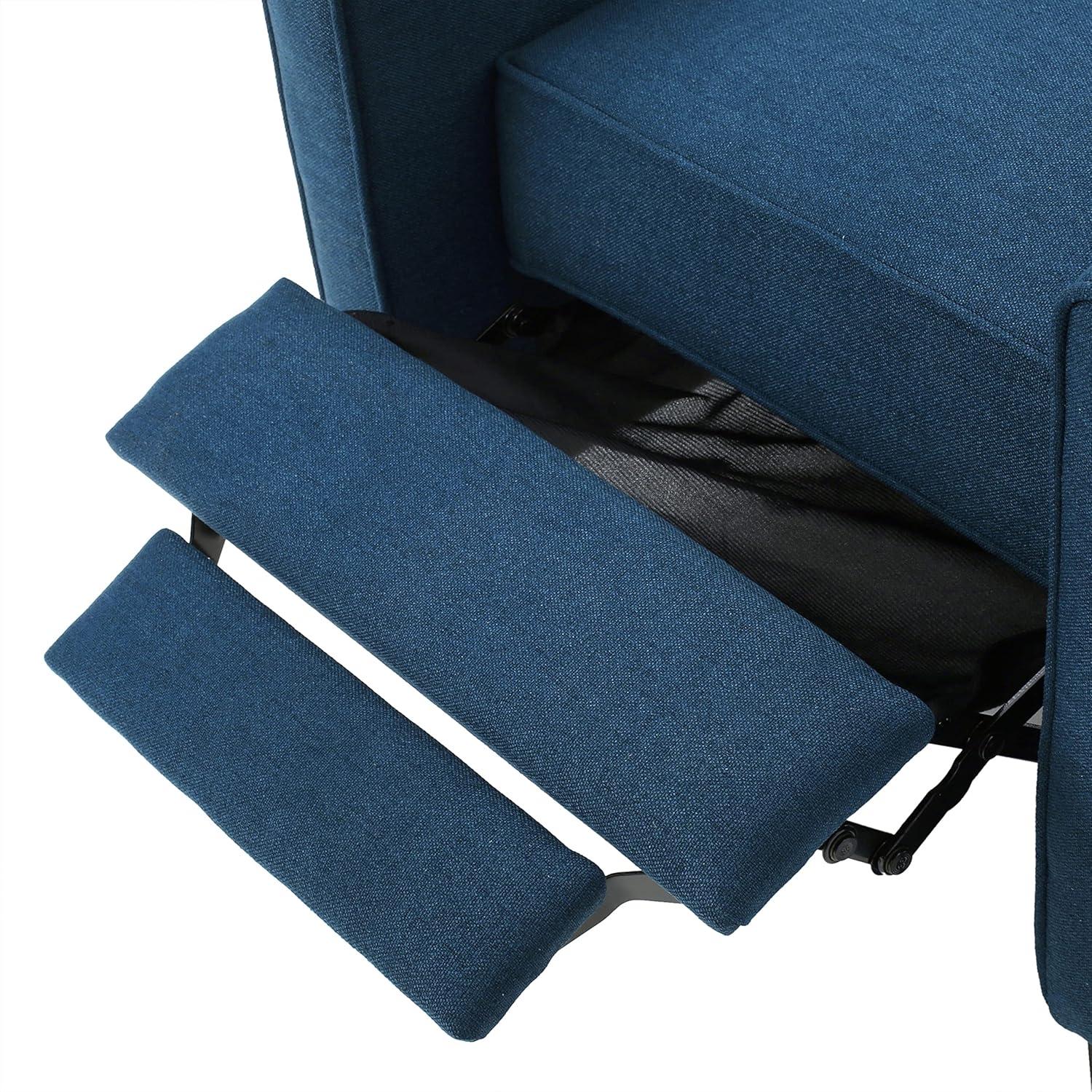 image:imageChristopher Knight Home Emmie Fabric Recliner Set of 2 Wheat Dark BrownNavy Blue Dark Brown