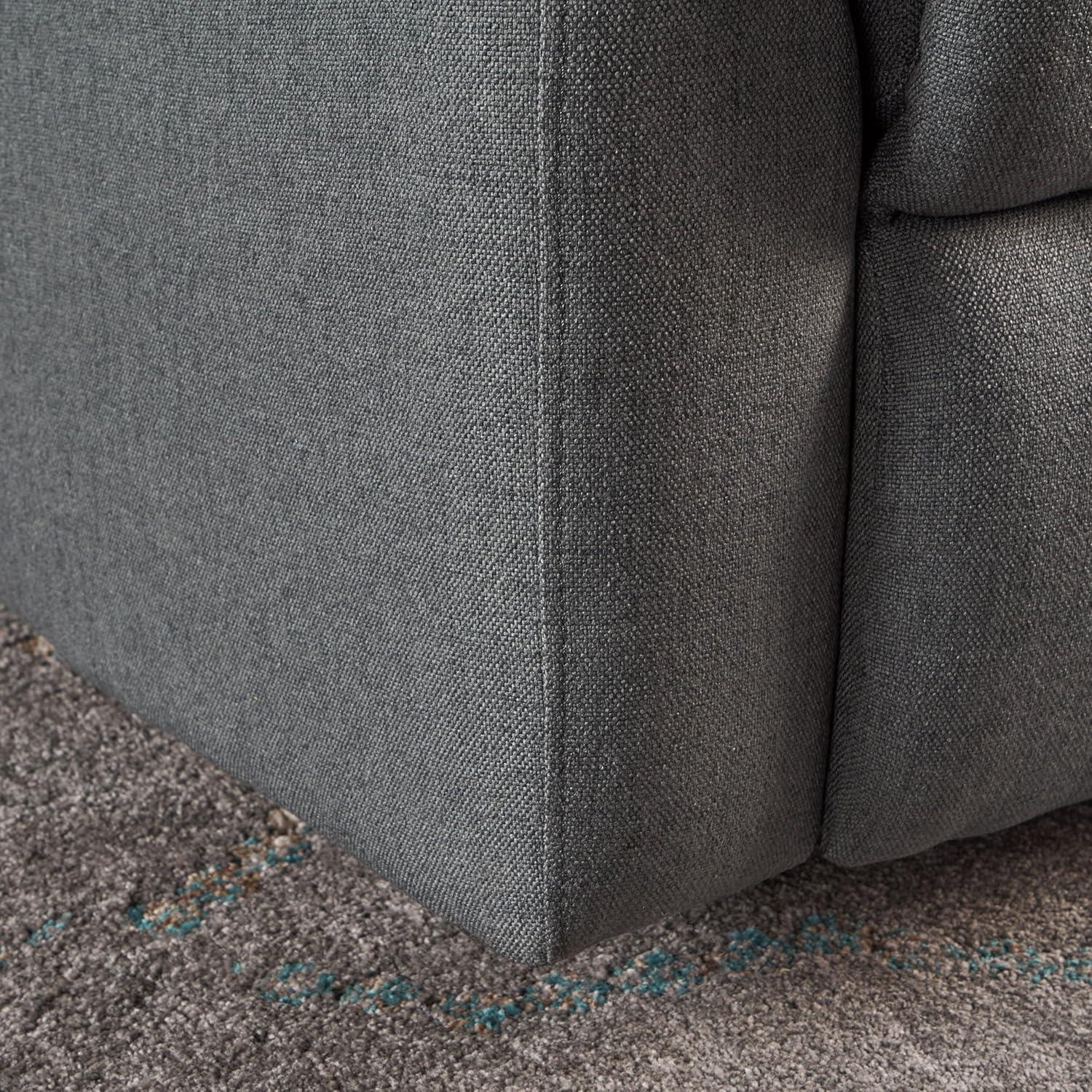 image:imageChristopher Knight Home GDFStudio Jemma Tufted Slate Microfiber Swivel Gliding Recliner ChairCharcoal Black