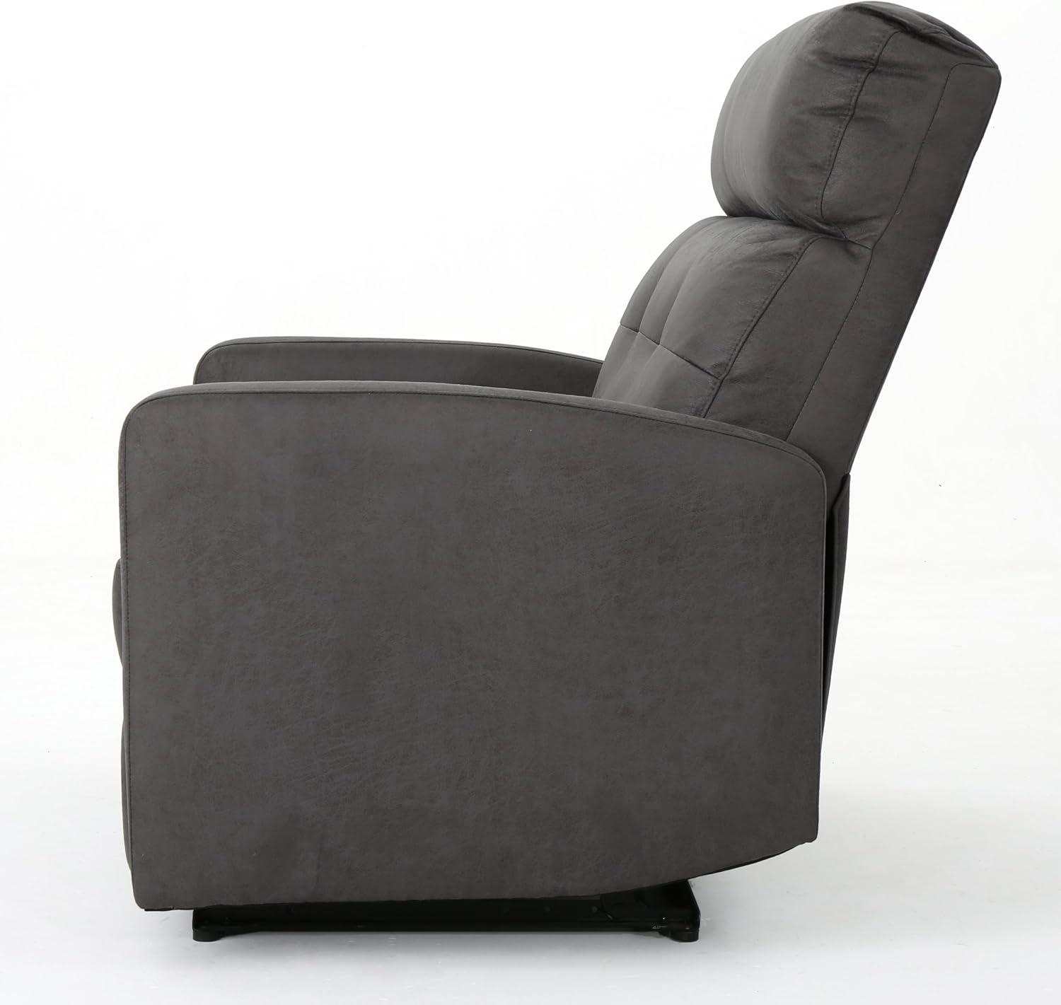 image:imageGDFStudio Christopher Knight Home Halima Microfiber 2Seater Recliner SlateSlate