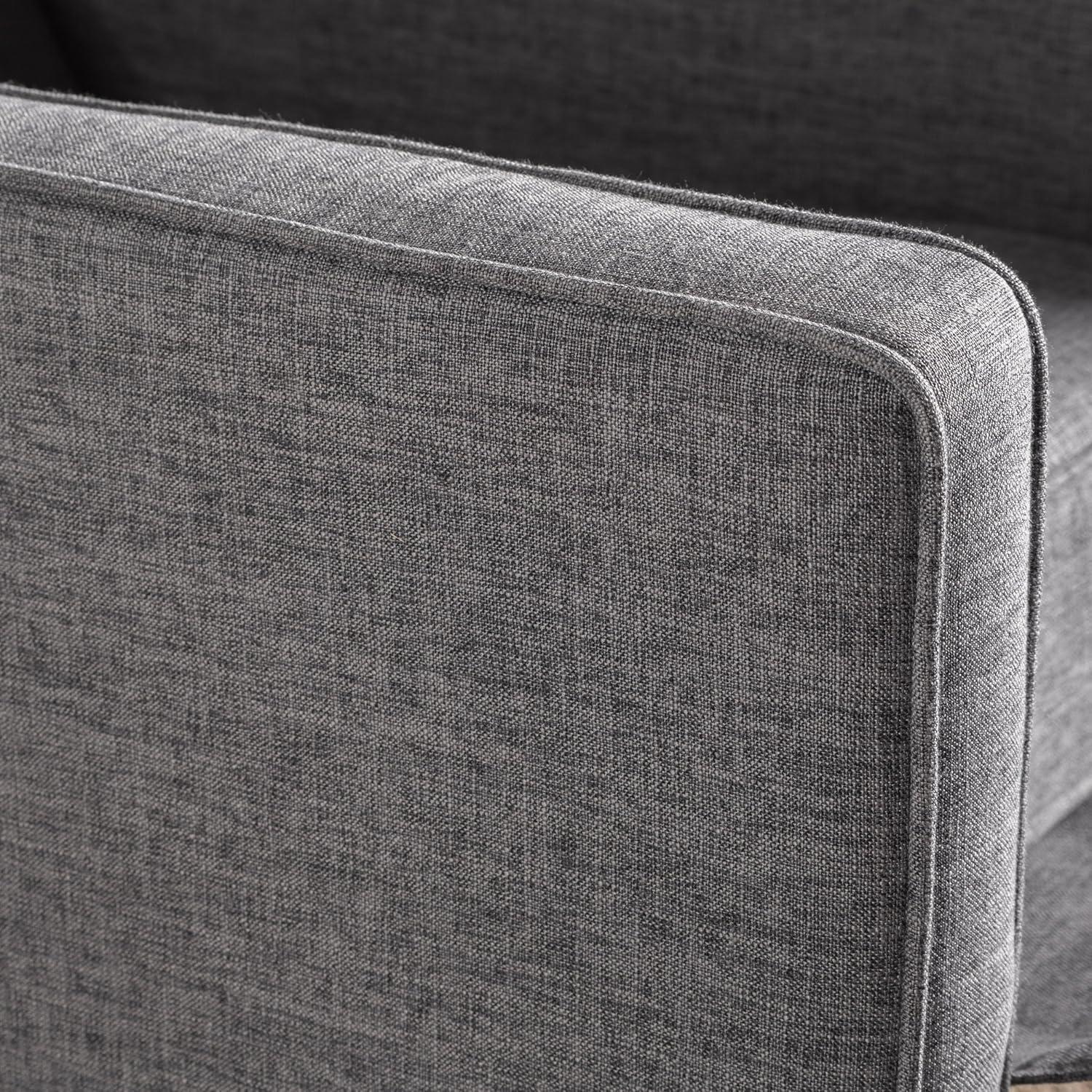 image:imageGDFStudio Christopher Knight Home Mervynn MidCentury Modern Fabric Recliners 2Pcs Set Muted Green Dark EspressoGrey