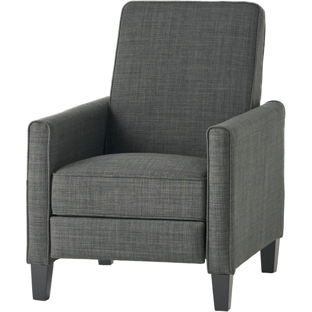 image:imageGreat Deal Furniture Lucas Grey Recliner Club Chair 34D x 2675W x 3625H in
