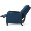 Christopher Knight Home Armstrong Recliner, Navy Blue + Dark Brown