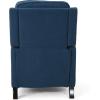Christopher Knight Home Armstrong Recliner, Navy Blue + Dark Brown
