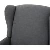 Christopher Knight Home Ellyn Fabric Recliner (Set of 2), Charcoal, Dark Brown(Charcoal  Dark Brown)