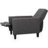 Christopher Knight Home Emmie Fabric Recliner (Set of 2), Wheat, Dark Brown(Smoke  Dark Brown)