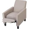 Christopher Knight Home Emmie Fabric Recliner (Set of 2), Wheat, Dark Brown(Wheat  Dark Brown)